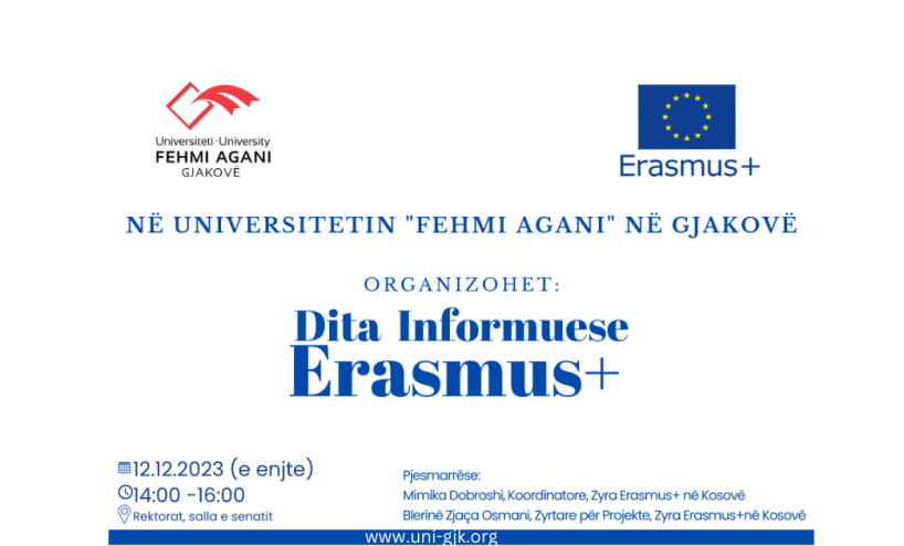 Invitation for the Informing Day Erasmus+